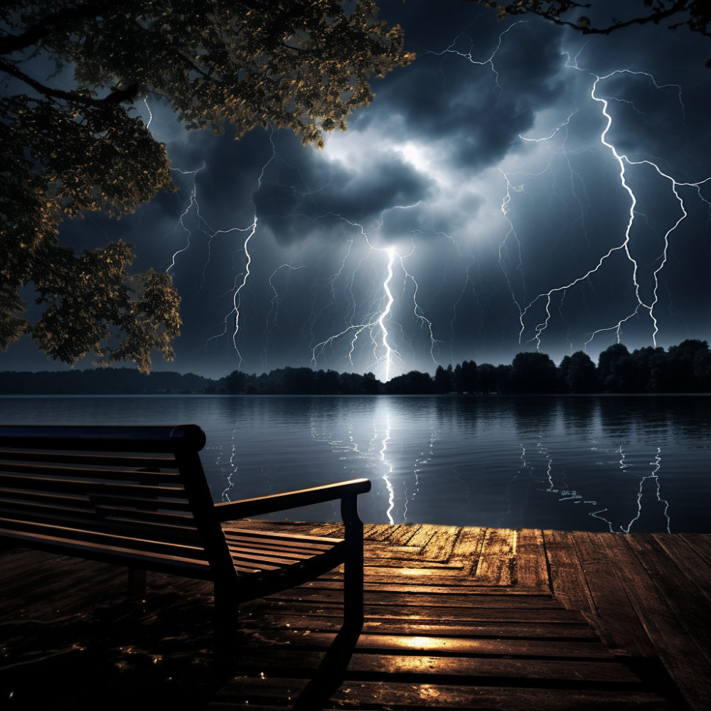 Relaxing Ambient Thunder Wave