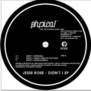 ดาวน์โหลดและฟังเพลง Didnt I - Audion Remix พร้อมเนื้อเพลงจาก Jesse Rose