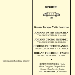 Roman Totenberg的專輯German Baroque Violin Concertos