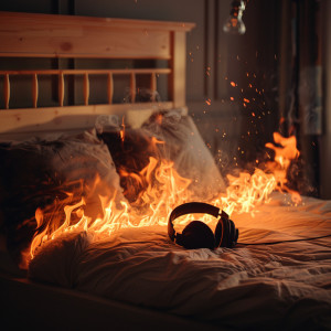 อัลบัม Nocturnal Flames: Fire Sleep Warmth ศิลปิน Binaural Beats Work Music