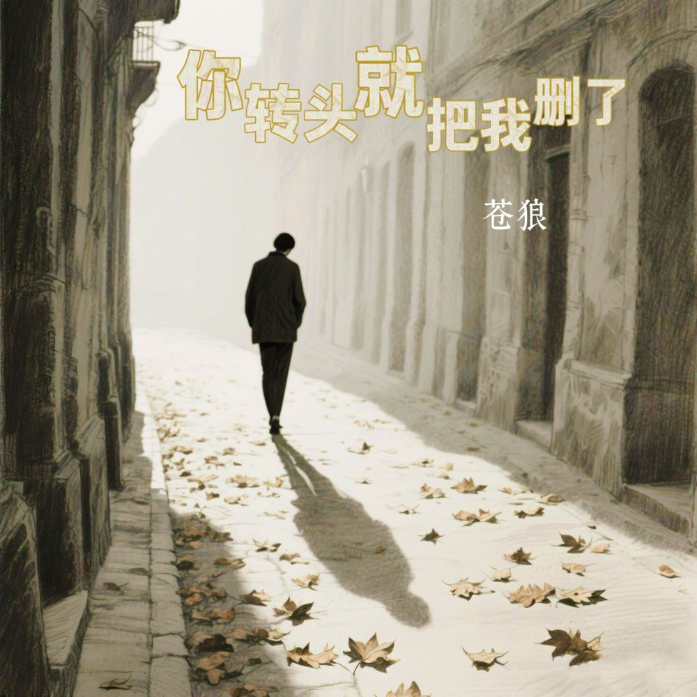 你转头就把我删了 (伴奏)