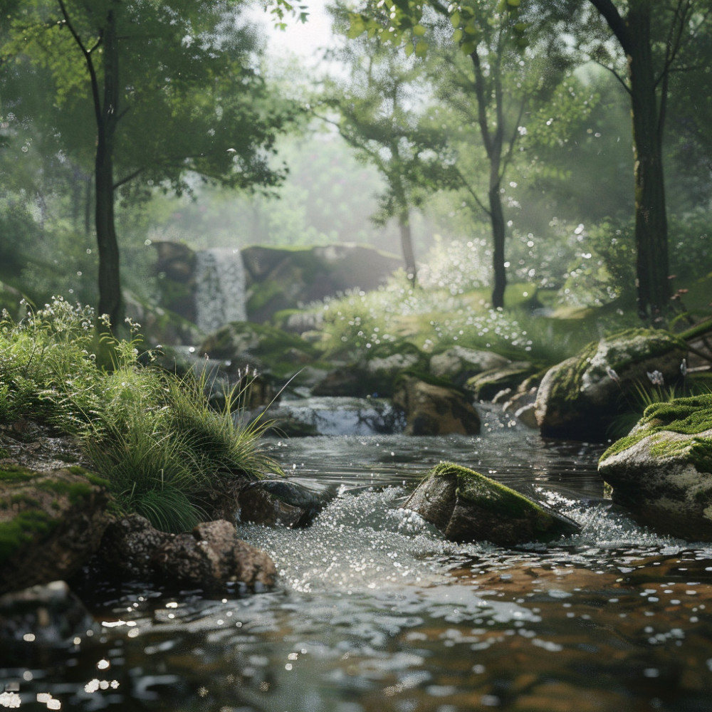 Tranquil Stream Sleep Music