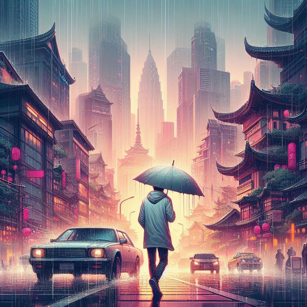 Heavy Rain in the Rural Areas, Walking in the Rain 20