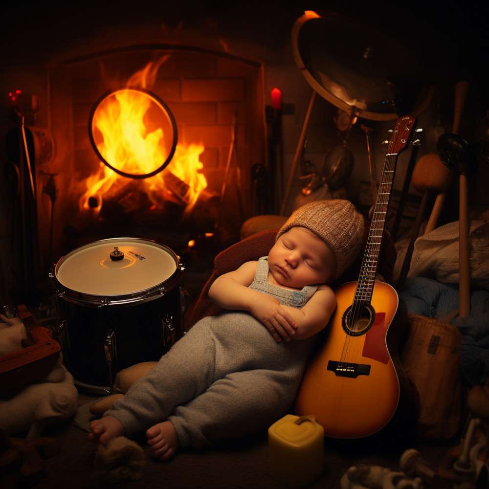 Babys Cozy Fire