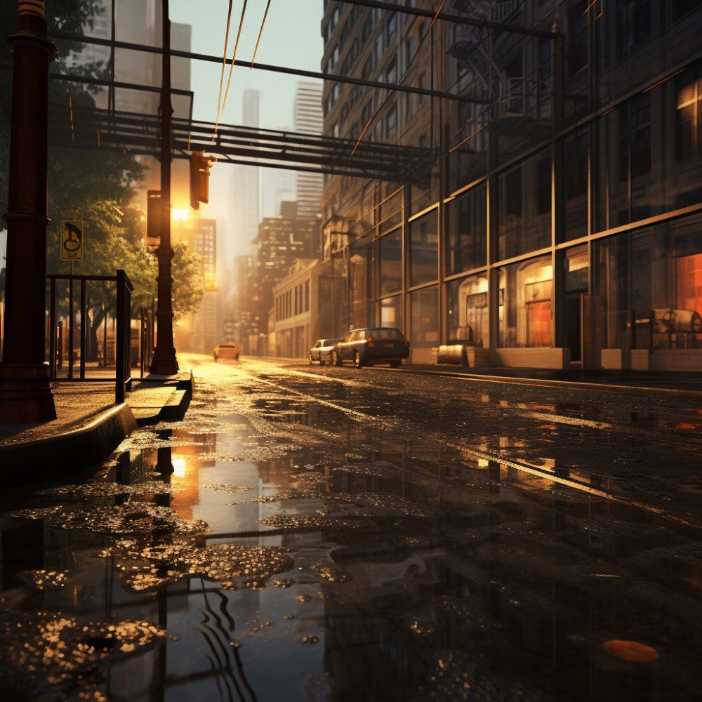 Tranquil Rainfall's Nature Symphony