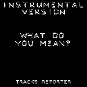 收聽Tracks Reporter的What Do You Mean? (Instrumental Version)歌詞歌曲