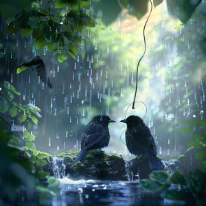 Solfeggio Sanctuary的專輯Rain's Melodic Embrace: Binaural Birds in Nature - 80 88 Hz