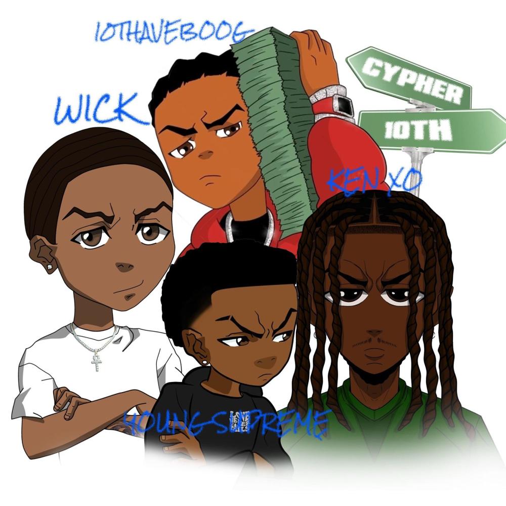 10th cypher (feat. Young supreme, Wick, Ken xo & 10thboog) (Explicit)