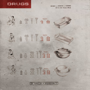 Listen to Drugs (feat. Pusha T) song with lyrics from Villz