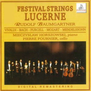 Album Festival Strings Lucerne ● Rudolf Baumgartner, conductor : Vivaldi ● Purcell ● Bach ● Mozart ● Bartholdy oleh Mieczyslaw Horszowski