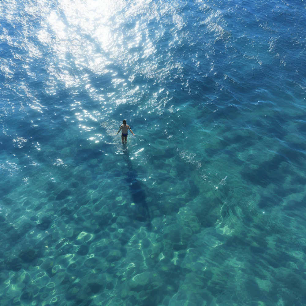 Armonía Del Sueño A La Orilla Del Agua