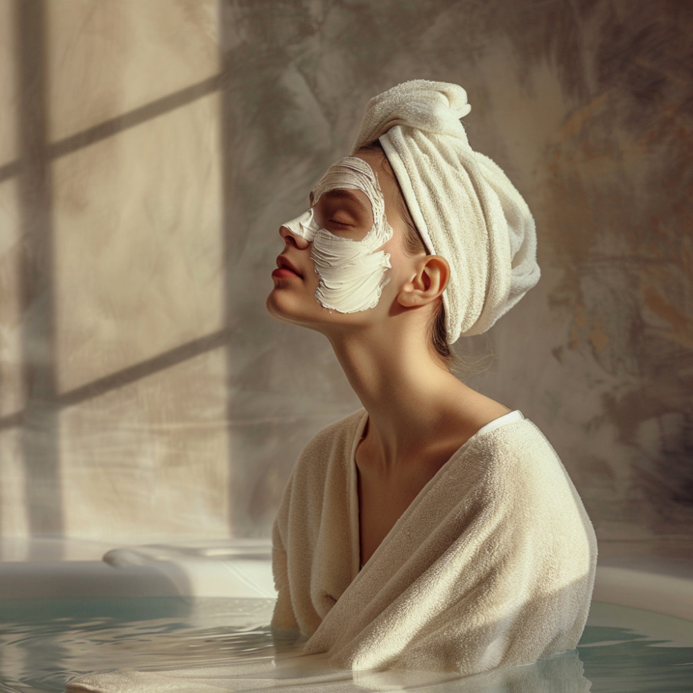 Toque De Tranquilidad Del Spa Con La Calma De La Lluvia