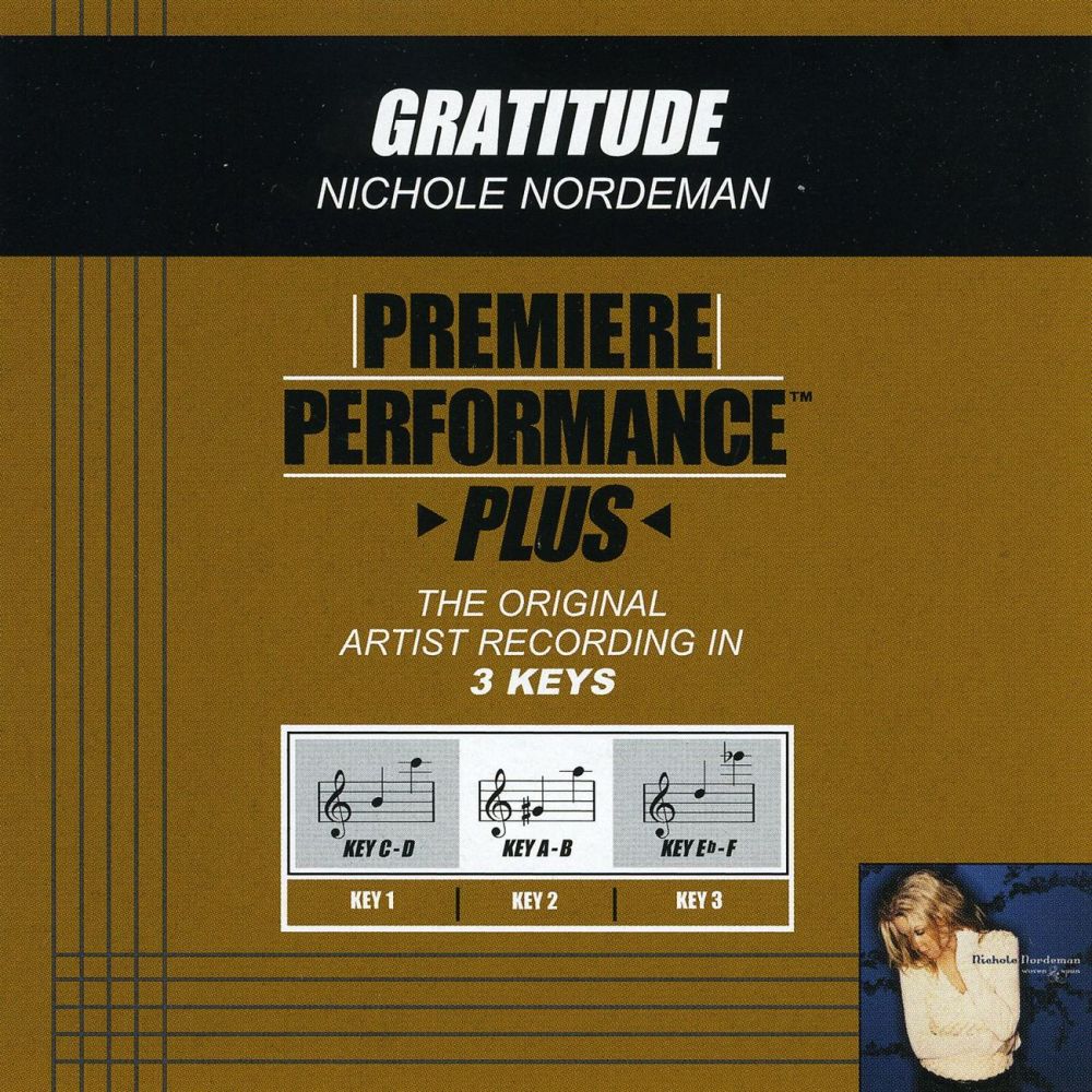 Gratitude (Performance Track In Key Of A-B)