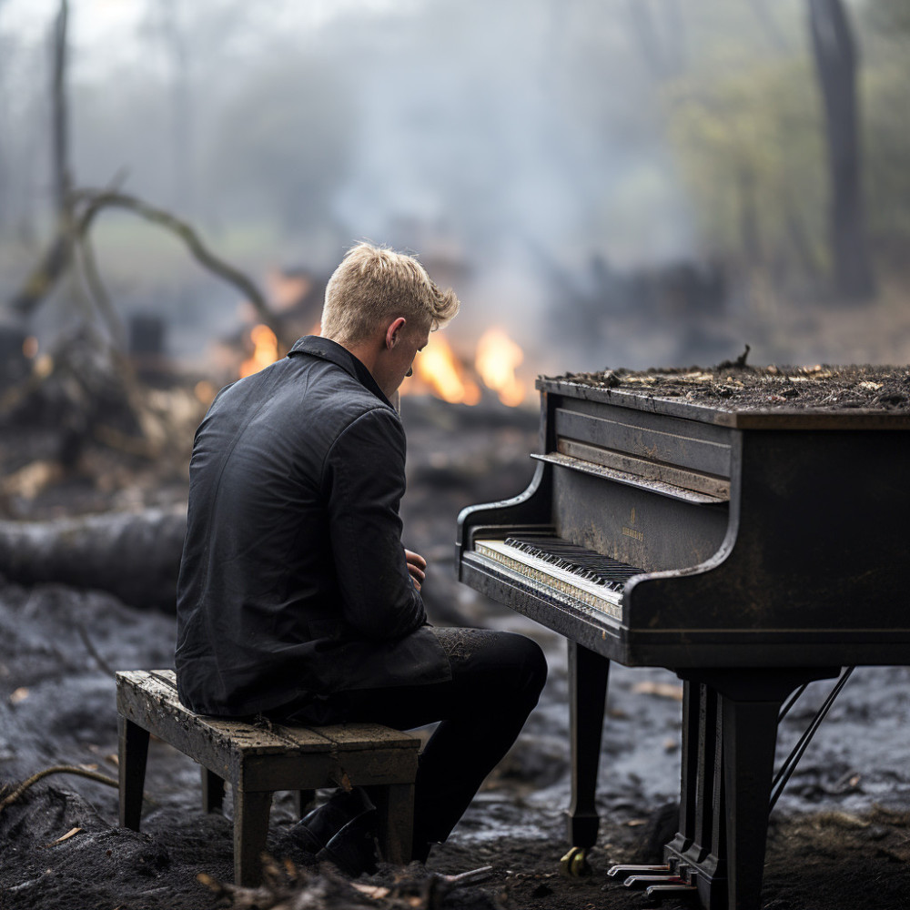 Serenidad Etérea: Sueños Celestiales Del Piano