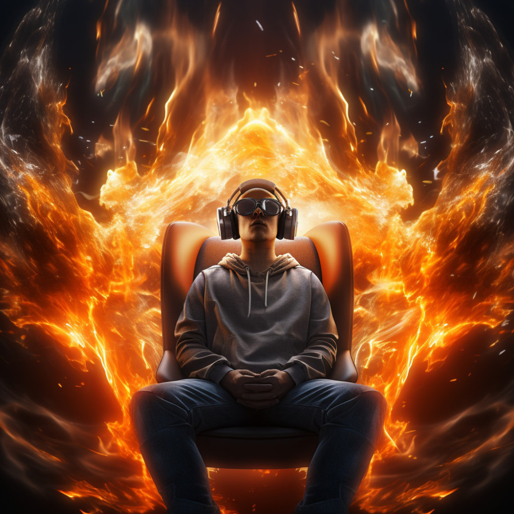 Warm Flames Relaxation Resonance