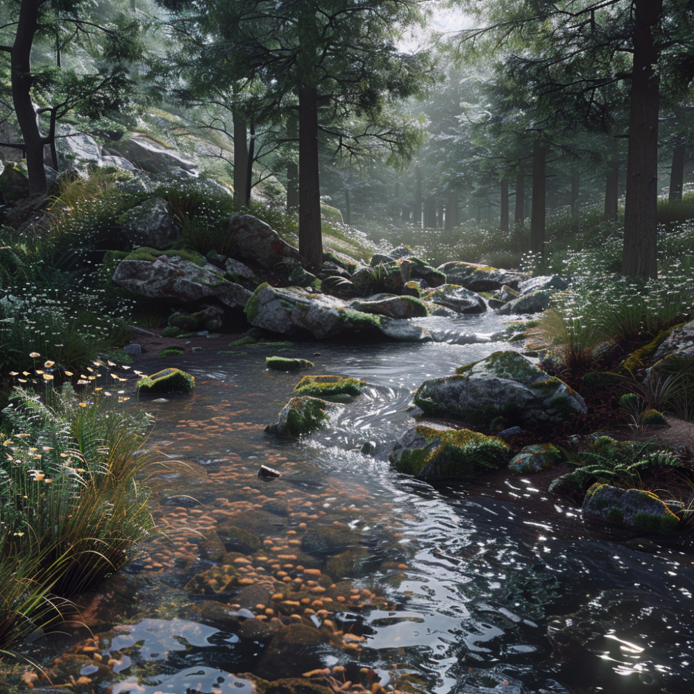 Tranquil Stream Cat Tunes