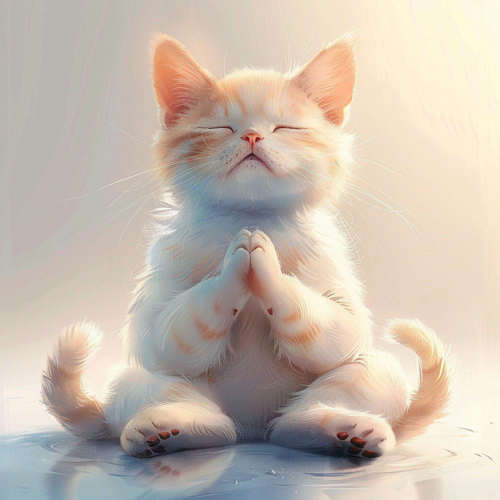 Meditación Zen Con Música Para La Siesta Felina