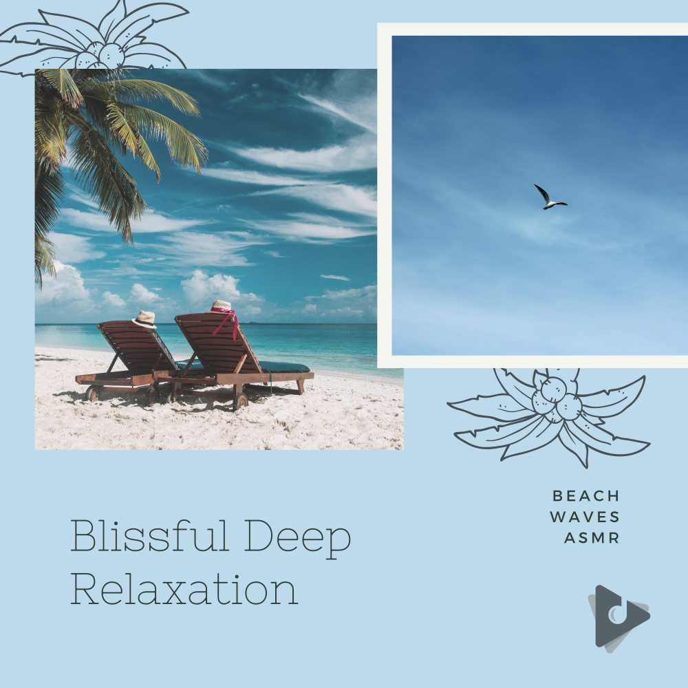 Calming Piano with Beach Waves for Deep Sleep