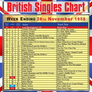 Album British Singles Chart - Week Ending 28 November 1958 oleh Various