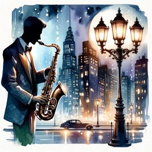 Album Sax in the City (Elegant Jazz) from Classy Saxophone Jazz Academy