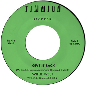 Willie West的專輯Give It Back