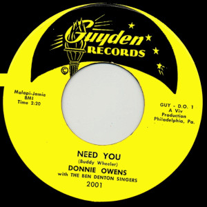 Listen to Need You song with lyrics from Donnie Owens