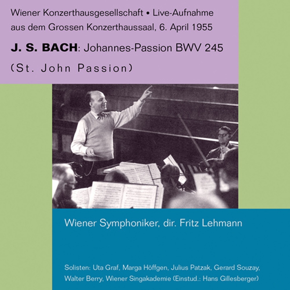 St. John Passion, BWV 245: Part II: Aria: Mein teurer Heiland, lass dich fragen (Bass)