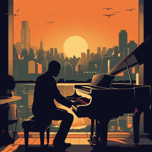 Jazz Lounge Playlist的專輯Urban Echoes: Resonance of Jazz Piano