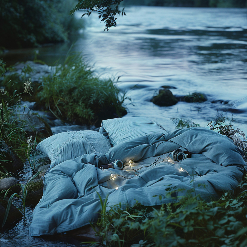 Stream's Nighttime Hush