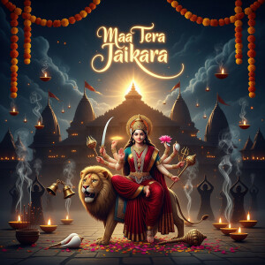 Listen to Maa Tera Jaikara song with lyrics from Rakesh Bhanwariya