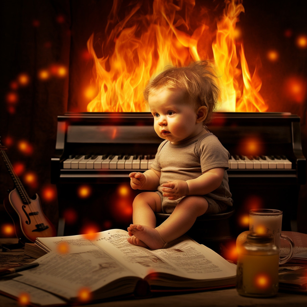 Binaural Lullaby Fire Glow
