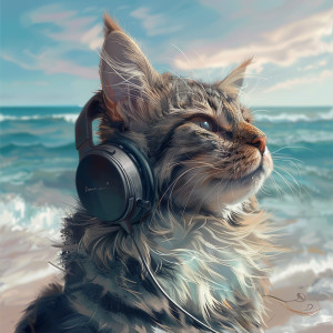 Jazz Music for Cats的專輯Ocean Purrs: Cats Calming Melodies