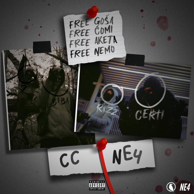 Album CC#NE4 (Free Goša Free Ćomi Free Aketa Free Nemo) (Explicit) from Crni Cerak