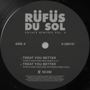 ดาวน์โหลดและฟังเพลง Treat You Better (Purple Disco Machine Extended Remix) พร้อมเนื้อเพลงจาก RÜFÜS DU SOL