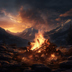 Study by the Fire: Warm Ambient Tunes