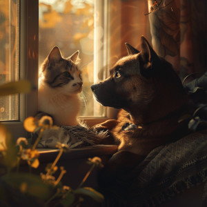 ดาวน์โหลดและฟังเพลง Calming Tunes Soothe Furry Friends พร้อมเนื้อเพลงจาก SlowFi Beats