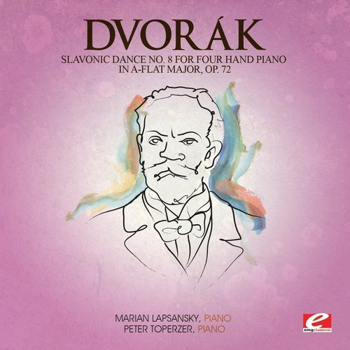 Slavonic Dance No. 8 for Four Hand Piano in A-Flat Major, Op. 72 (Sousedská)