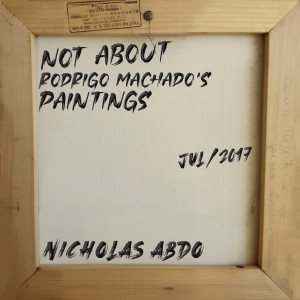 ดาวน์โหลดและฟังเพลง Not About Rodrigo Machado's Paintings พร้อมเนื้อเพลงจาก Nicholas Abdo