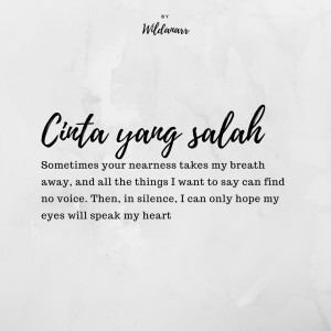 收聽Wildanarr的Cinta Yang Salah歌詞歌曲