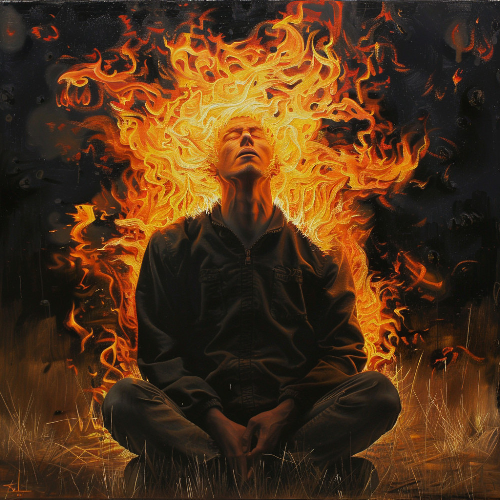 Campanada De Meditación Del Fuego