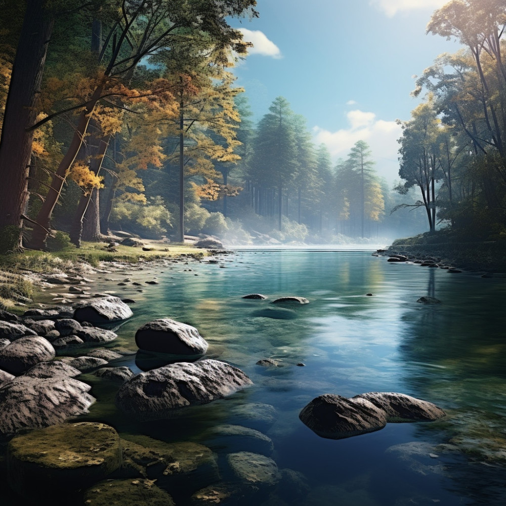 Serene Water Sounds for Relaxation Journey