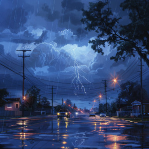 Rainfall For Sleep的專輯Binaural Rainstorm: Gentle Thunder for Sleep