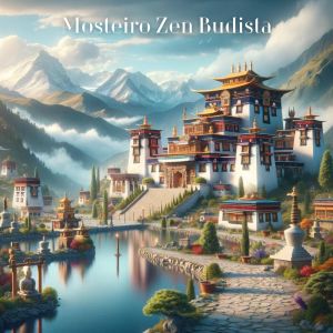 Mosteiro Zen Budista (Aura de Calma, Explorando a Paz Espiritual) dari Academia de Meditação Buddha