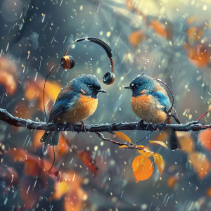 อัลบัม Nature's Rain Rhythms: Binaural Bird Harmonics - 80 88 Hz ศิลปิน Rain Sound