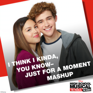 收聽Olivia Rodrigo的I Think I Kinda, You Know – Just for a Moment Mashup (From "High School Musical: The Musical: The Series")歌詞歌曲