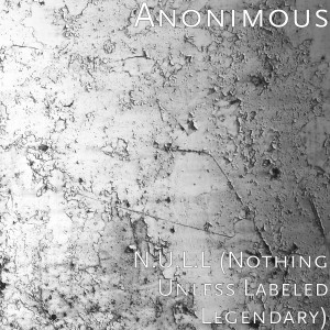 Listen to N.U.L.L (Nothing Unless Labeled Legendary) song with lyrics from Anonimous