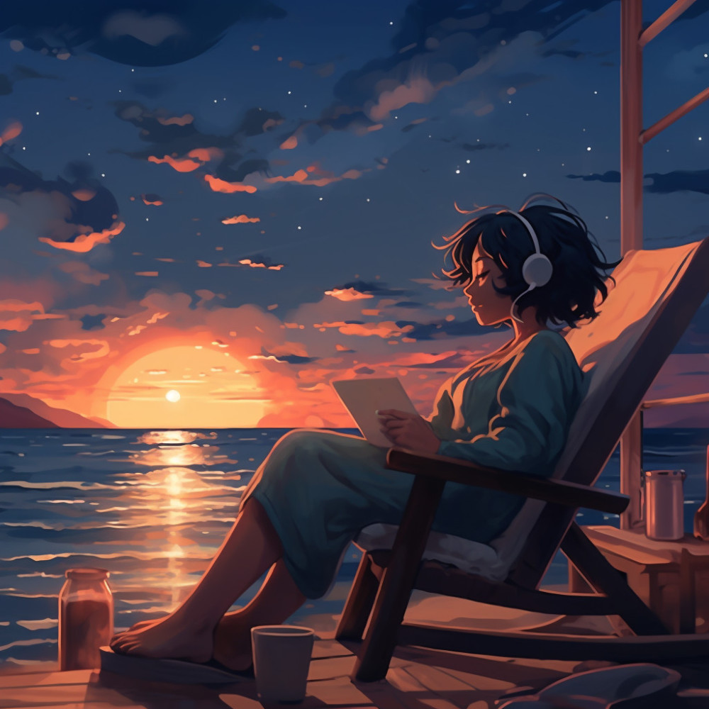 Ilustración con Música Ambiental Suave