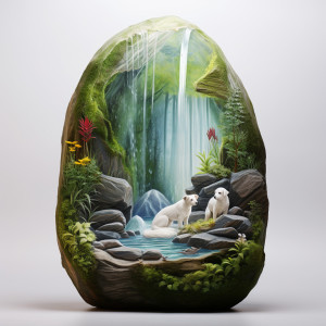 ดาวน์โหลดและฟังเพลง Whiskers by the Waterfall พร้อมเนื้อเพลงจาก Eclectic Nature Noise