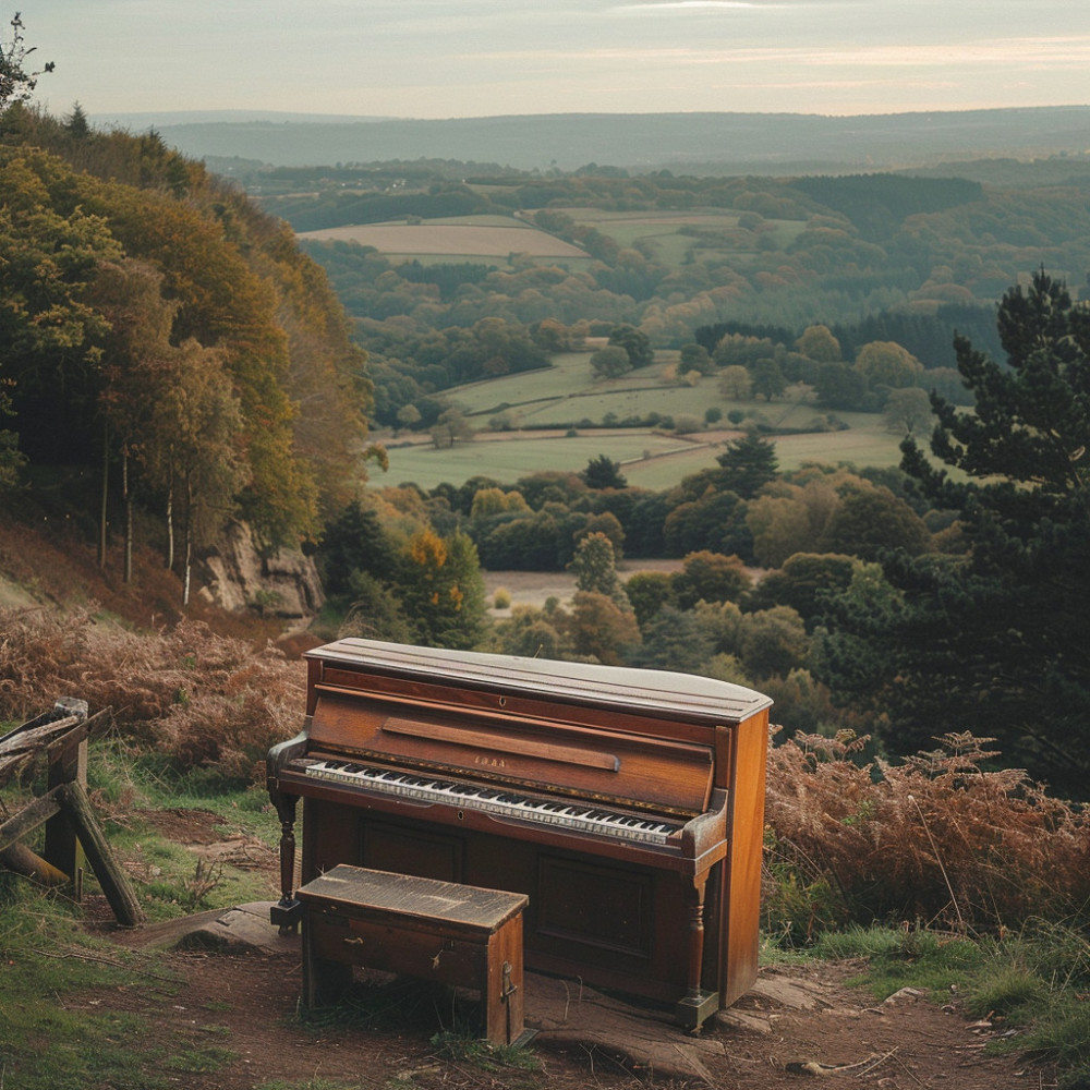 Canción Matutina Del Piano A Los Rayos Del Sol