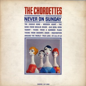 ดาวน์โหลดและฟังเพลง Never On Sunday พร้อมเนื้อเพลงจาก The Chordettes